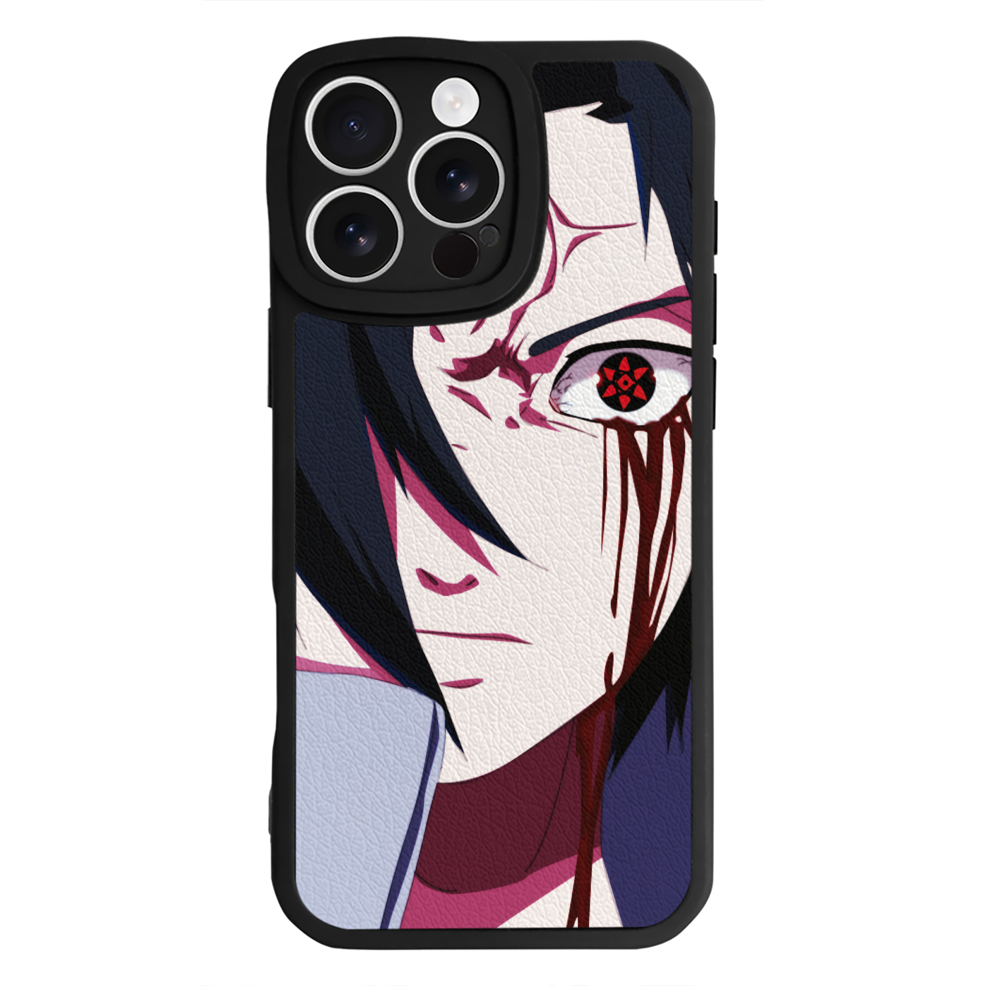（画像用） NARUTO -ナルト- NARUTO -ナルト- 疾風伝 【iPhone 16シリーズ対応】シリコンスマホケース（レザー調） 材質：シリコン
